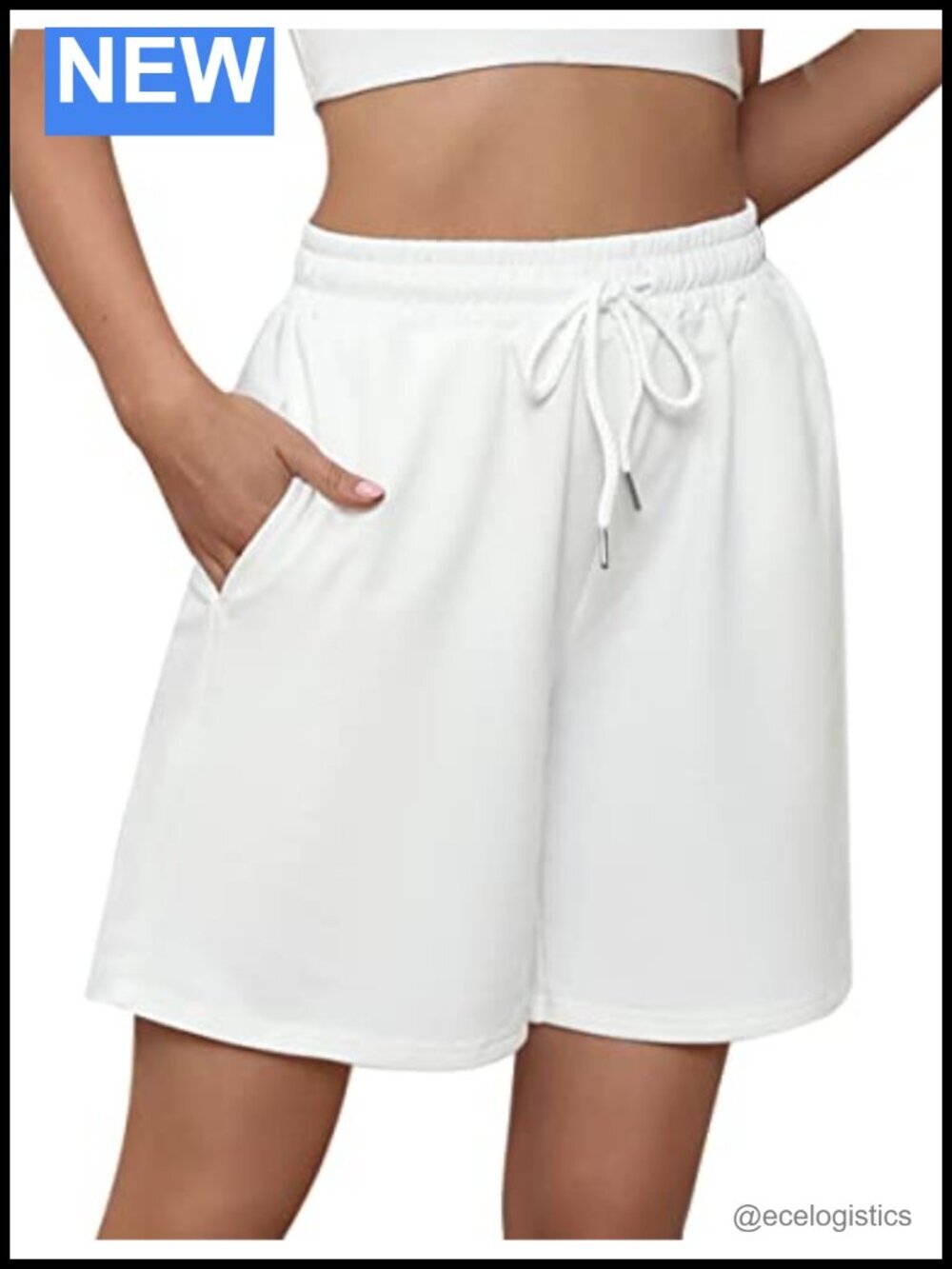 Women's Sweat Shorts Bermuda Athletic Casual Loose Fit 7" Inseam Plus Size